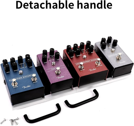 Ghost Fire Guitar Pedal Board Aluminum Alloy Effect Pedalboard with Carry Bag F-STANDARD1.5