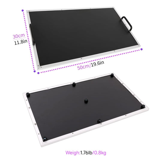 Ghost Fire Guitar Pedal Board Aluminum Alloy Effect Pedalboard with Carry Bag F-STANDARD1.5