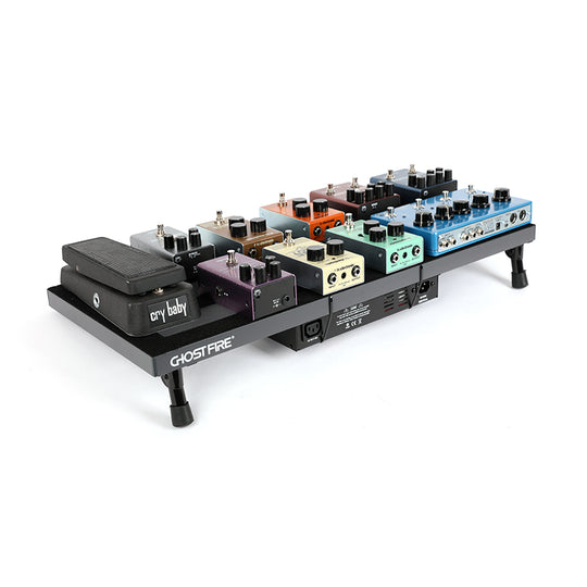 Ghost Fire Guitar Pedal Board Aluminum Alloy 2.2ib Super light Effect Pedalboard 27.5''x11.8'' with Carry Bag SPL-07