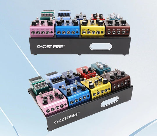 Ghost Fire Guitar Pedal Board Ultrathin Aluminum Effect Pedalboard with Carry Bag U series (UP-03 Deluxe suit)