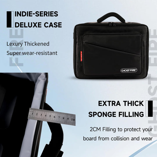 Ghost Fire Guitar Pedal Board Ultrathin Aluminum Effect Pedalboard with Carry Bag U series (UP-03 Deluxe suit)
