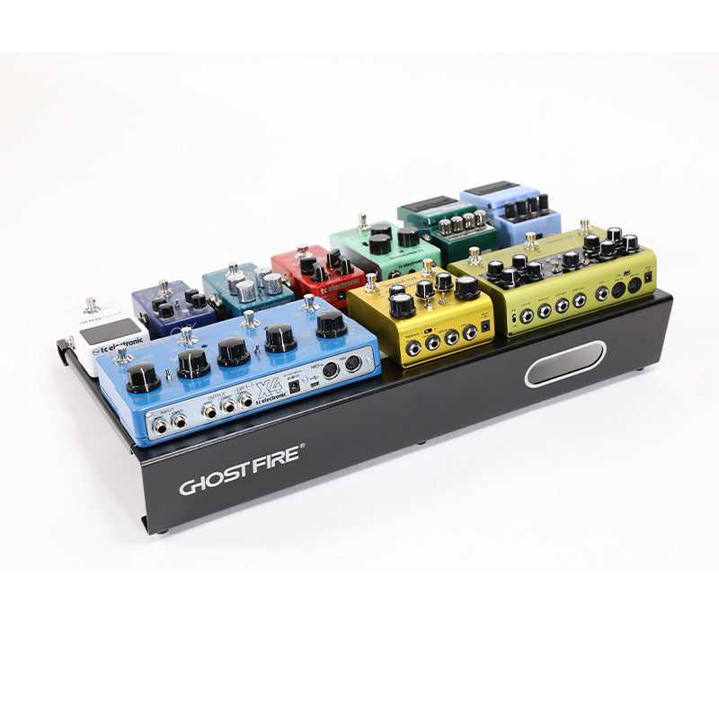 Ghost Fire Guitar Pedal Board Ultrathin Aluminum Effect Pedalboard with Carry Bag U series (UP-04 Deluxe suit)