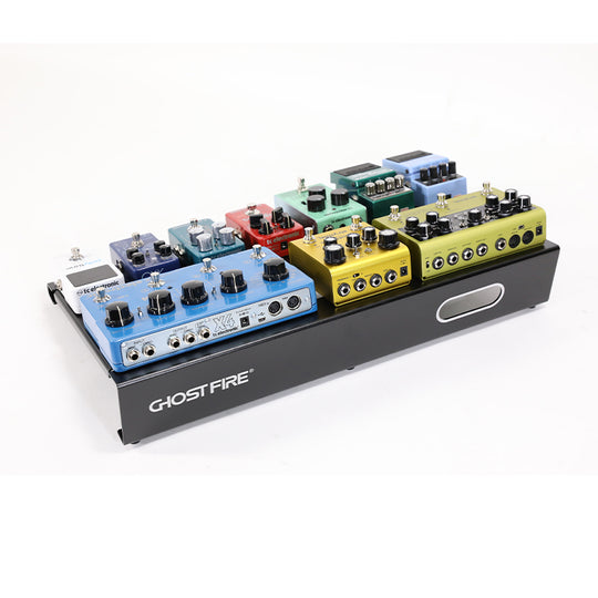 Ghost Fire Guitar Pedal Board Ultrathin Aluminum Effect Pedalboard with Carry Bag U series (UP-04 Deluxe suit)