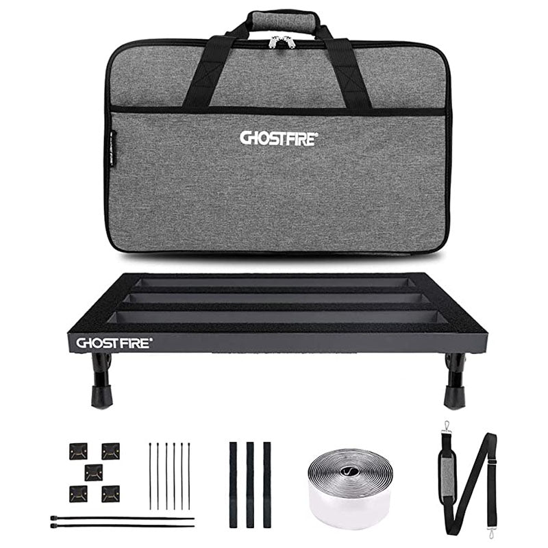amazon pedals Ghost Fire Guitar Pedal Board Aluminum Alloy 1.76lb Super light Effect Pedalboard 19.8''x11.5'' Effects Pedals Free handbag and luxury kit,SPL-04
