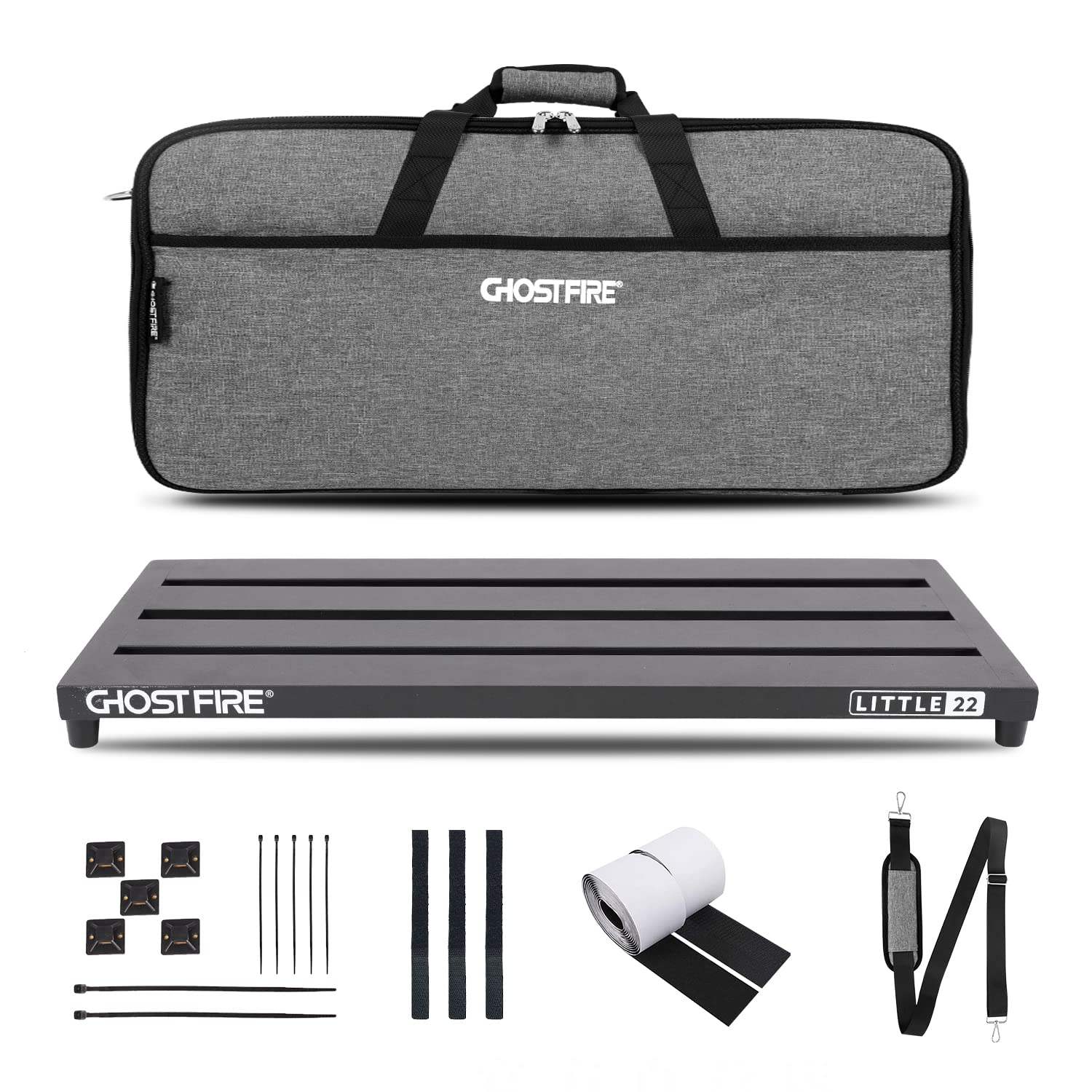 Ghost Fire Guitar Pedal Board Aluminum Alloy Effect Pedalboard 22