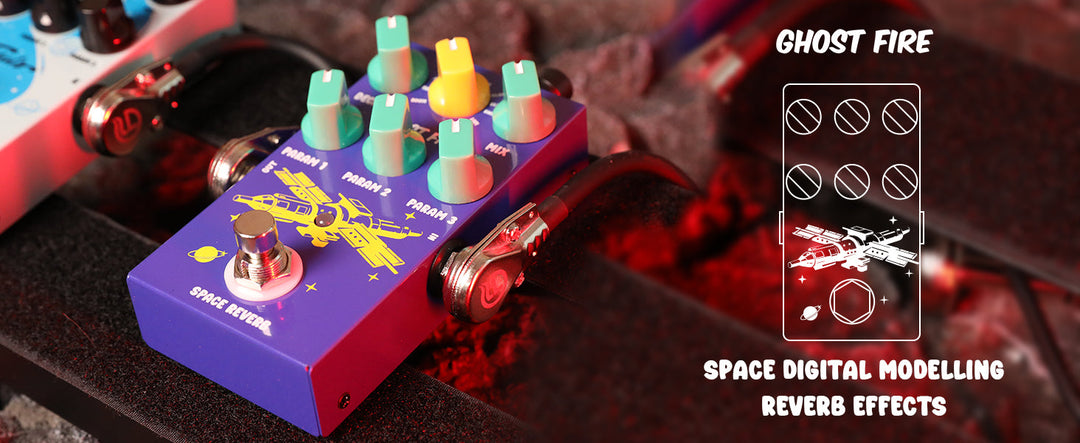 Unleash Your Sound with the Ghost Fire Guitar Effect Pedal: The Ultimate Digital Space Reverb