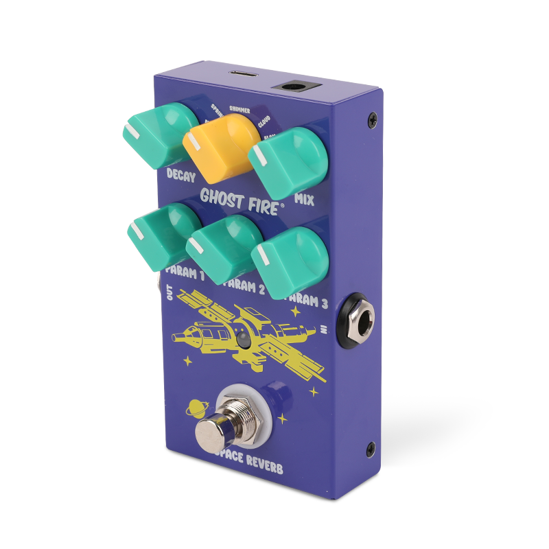 GHOSTFIRE Guitar Pedal - SPACE Reverb with 9 Reverb Modes, Digital Rev ...