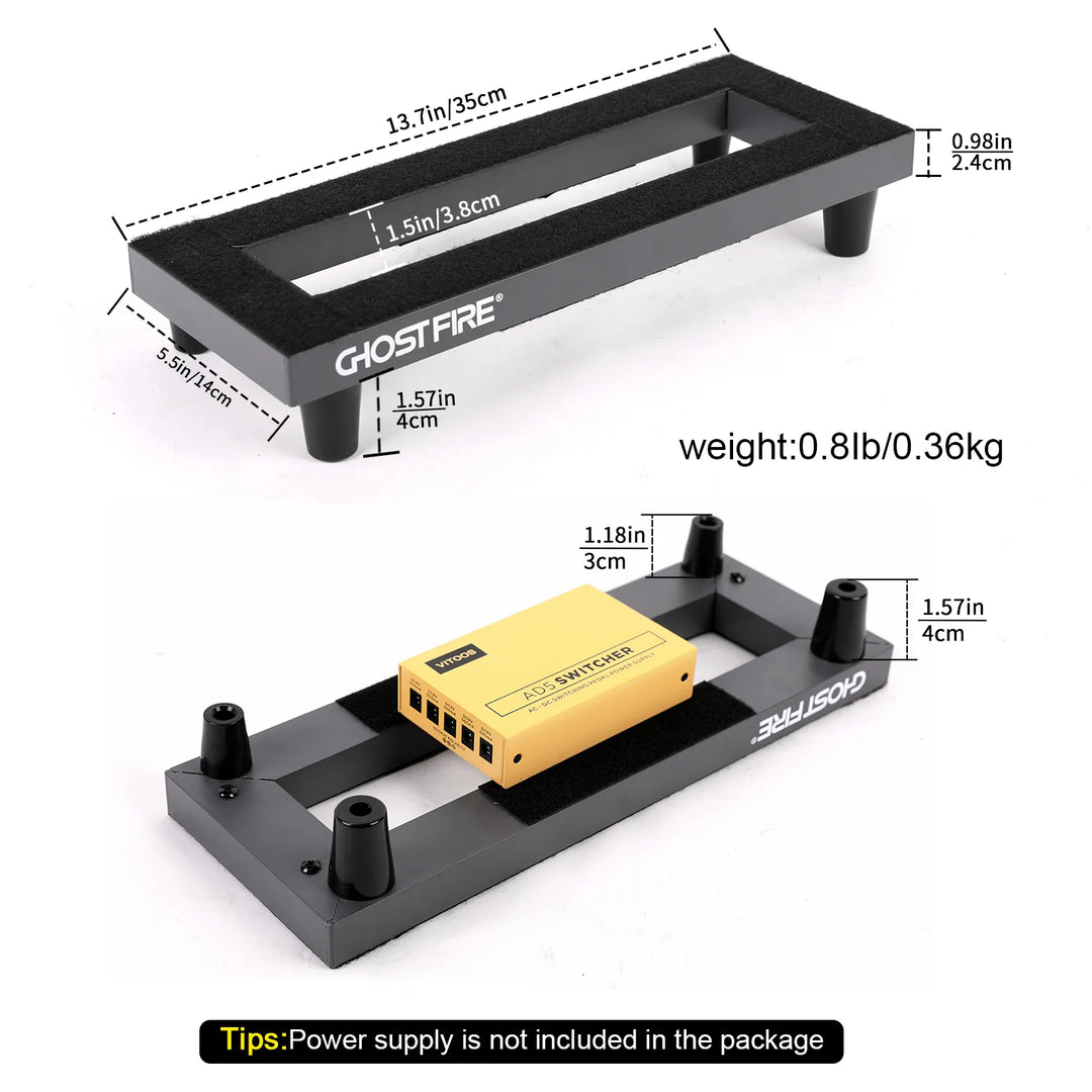 Ghostfire Pedal Board - Single pedal