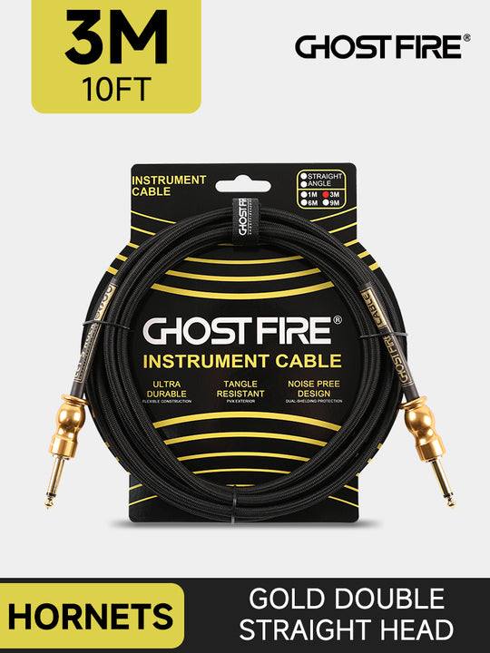 Cable para instrumentos de alto rendimiento GHOST FIRE (10 pies/3 m)