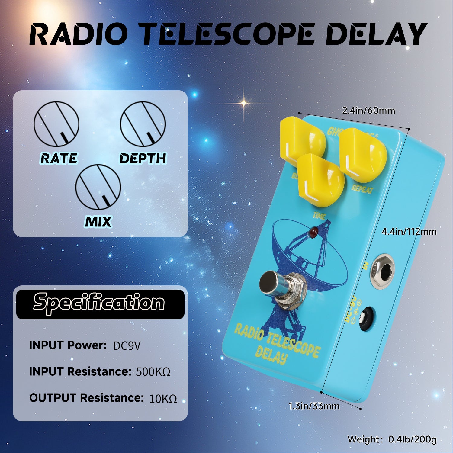 ギター 6500 Delay 1x telescope ギター 6500 Delay 1x telescope 1X Telescope 6500 Delay