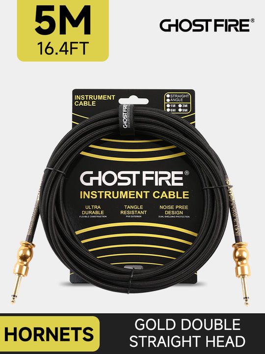 GHOST FIRE High Performance Instrument Cable Multi-function Guitar Cable(3M/5M)