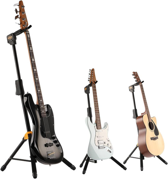 🎁Halloween Exclusive: Limited Time 49% OFF🔥GHOSTFIRE AutoGrip Guitar Stand Foldable Guitar Display Rack Fit Electric Guitar/Bass/Acoustic (GBS-8)