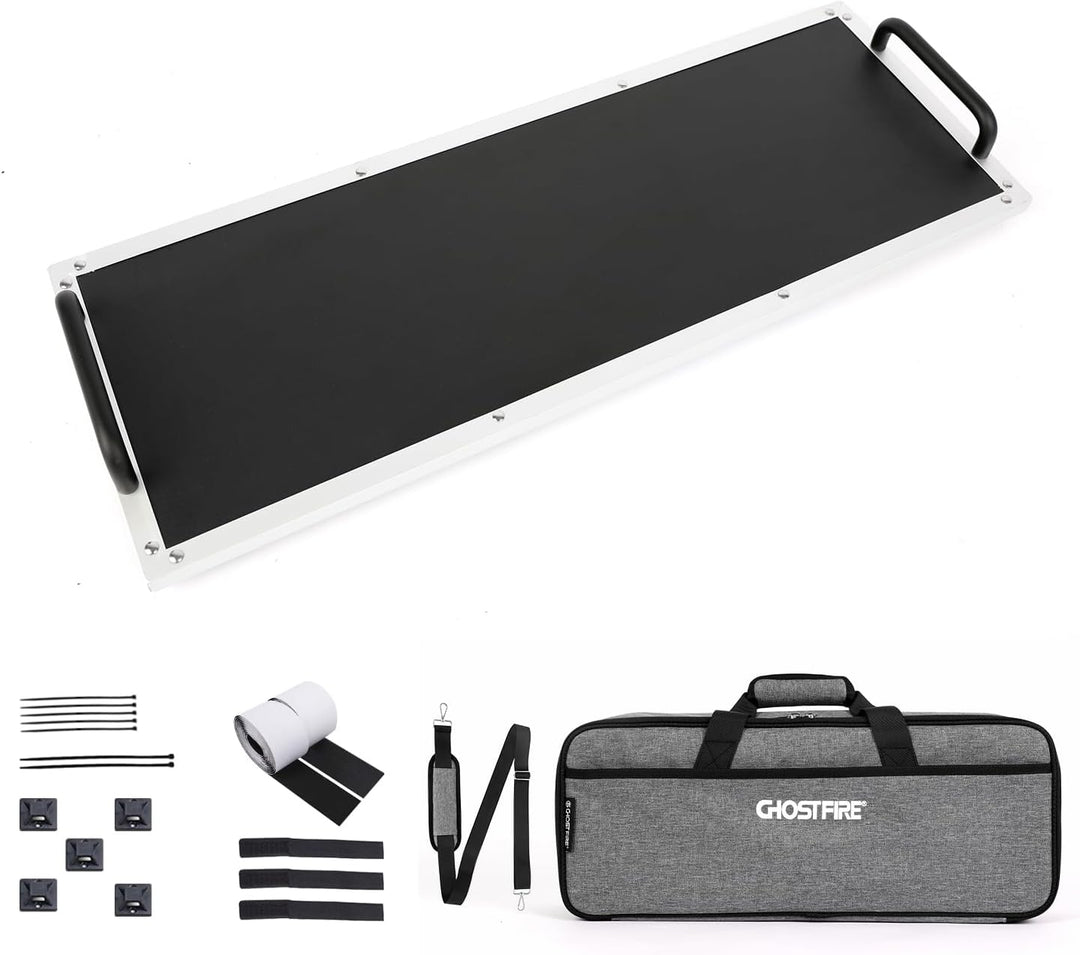 effects pedal board case Ghost Fire Guitar Pedal Board Aluminum Alloy Effect Pedalboard with Carry Bag F-LITTLE20