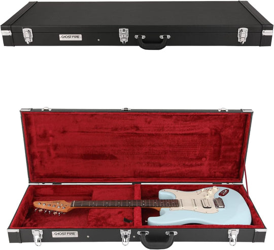 🎁Black Friday Pre-Sale🔥GHOSTFIRE Wooden Hard-Shell Cases Electric Guitar Case Super thick fit ST/TL (EG)