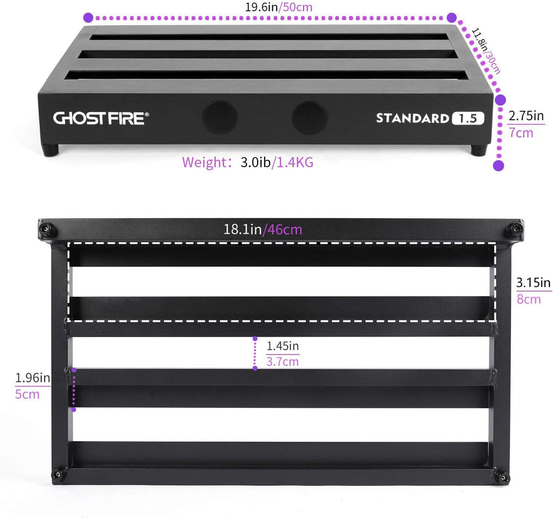 Ghostfire Victor Pedal Board (V-STANDARD - Single pedal