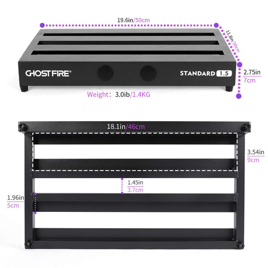 Ghostfire Victor Pedal Board (V-STANDARD 1.5)