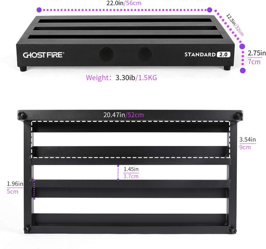 Ghostfire Victor Pedal Board (V-STANDARD - Single pedal