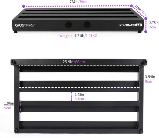 Ghostfire Victor Pedal Board (V-STANDARD - Single pedal