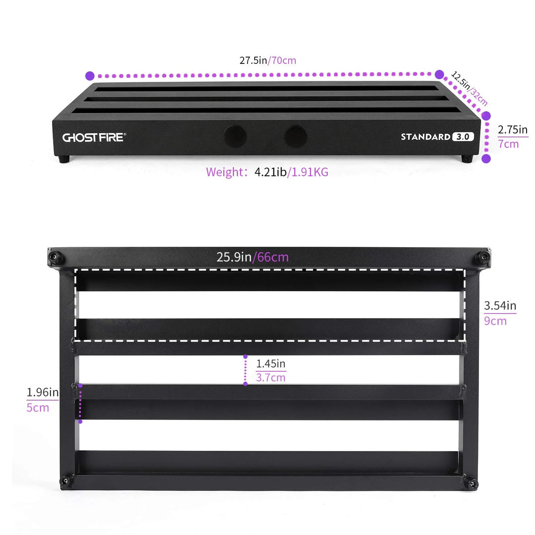 Ghostfire Pedal Board - Single pedal