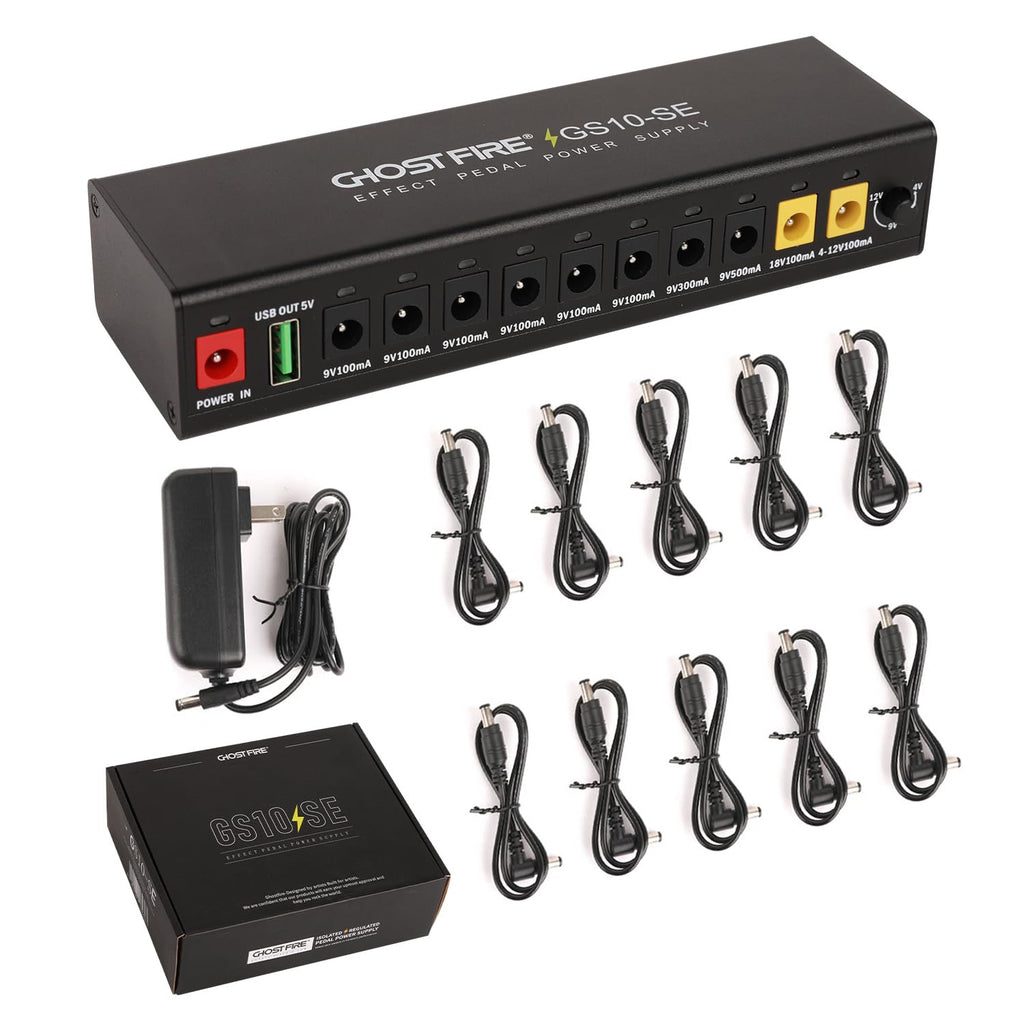 GHOSTFIRE Effect Pedal POWER SUPPLY Designed for each pedal - Thin