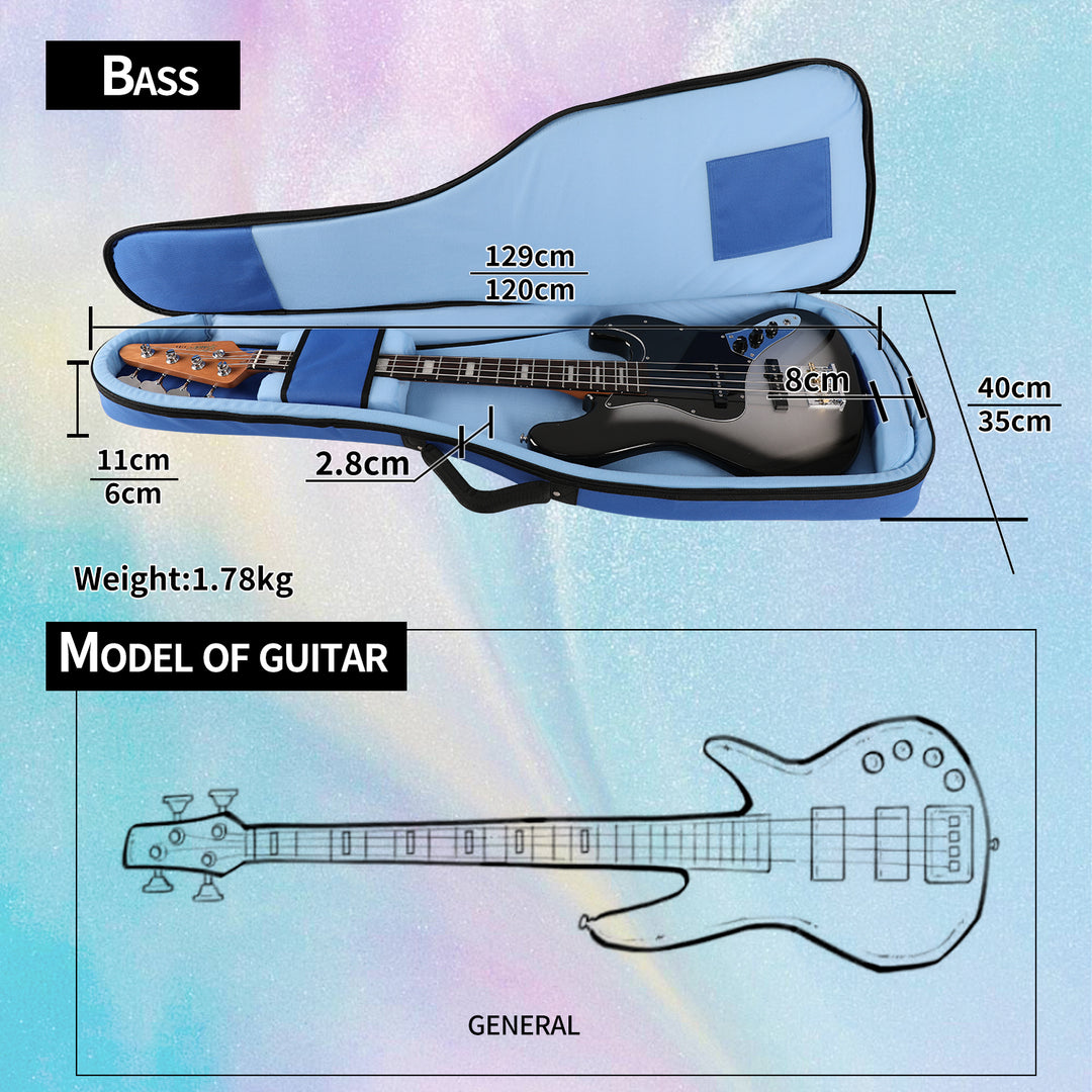 🎁Black Friday Pre-Sale🔥FOALS/GHOSTFIRE joint guitar bag Dream Bubble Series Colorful Electric Guitar Gig Bag Super thick with Storage Space