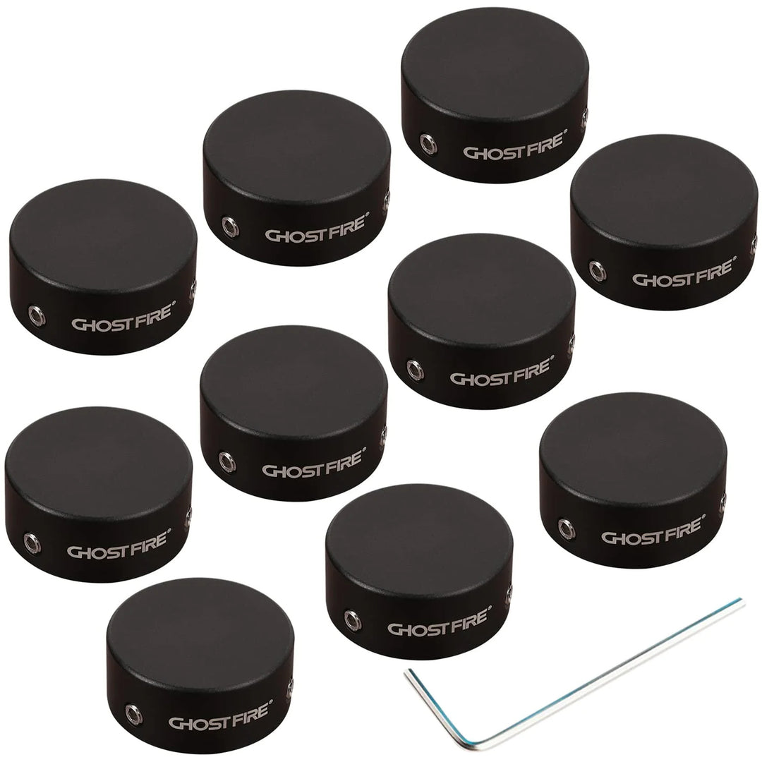pedal knob cover 10-Pack GHOST FIRE Aluminum Pedal Footswitch Toppers