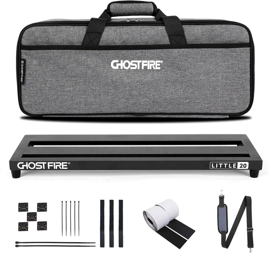 Ghost Fire Guitar Pedal Board Aluminum Alloy Effect Pedalboard with Carry Bag（V series）