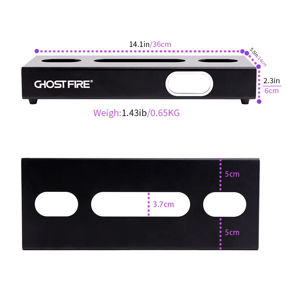 Ghost Fire ギターペダルボード 超薄型アルミニウムエフェクトペダルボード キャリーバッグ付き Uシリーズ (UP-01 デラックススーツ) 