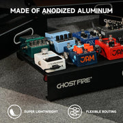 Ghost Fire Guitar Pedal Board Ultrathin Aluminum Effect Pedalboard with Carry Bag U series (UP-03 Deluxe suit)