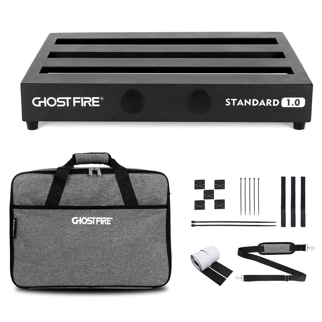 Ghost Fire Guitar Pedal Board Aluminum Alloy 2.75lb Effect Pedalboard 16.9