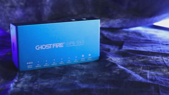 Ghost FIRE GP8-SV2 8出力ペダル電源+ 5V USB出力 独立した短絡保護を備えた完全に絶縁された電源