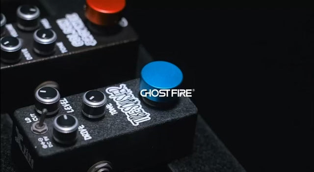 🎁ブラックフライデースペシャル🔥10個パック - GHOST FIRE ギターエフェクトペダル フットスイッチ フットネイルキャップ パッドカバー アルミツールパーツ フットスイッチトッパー ノブアクセサリー