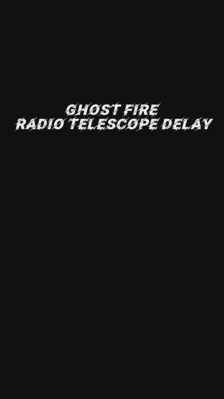 GHOSTFIRE ギターディレイエフェクトペダル (RADIO TELESCOPE DELAY) 