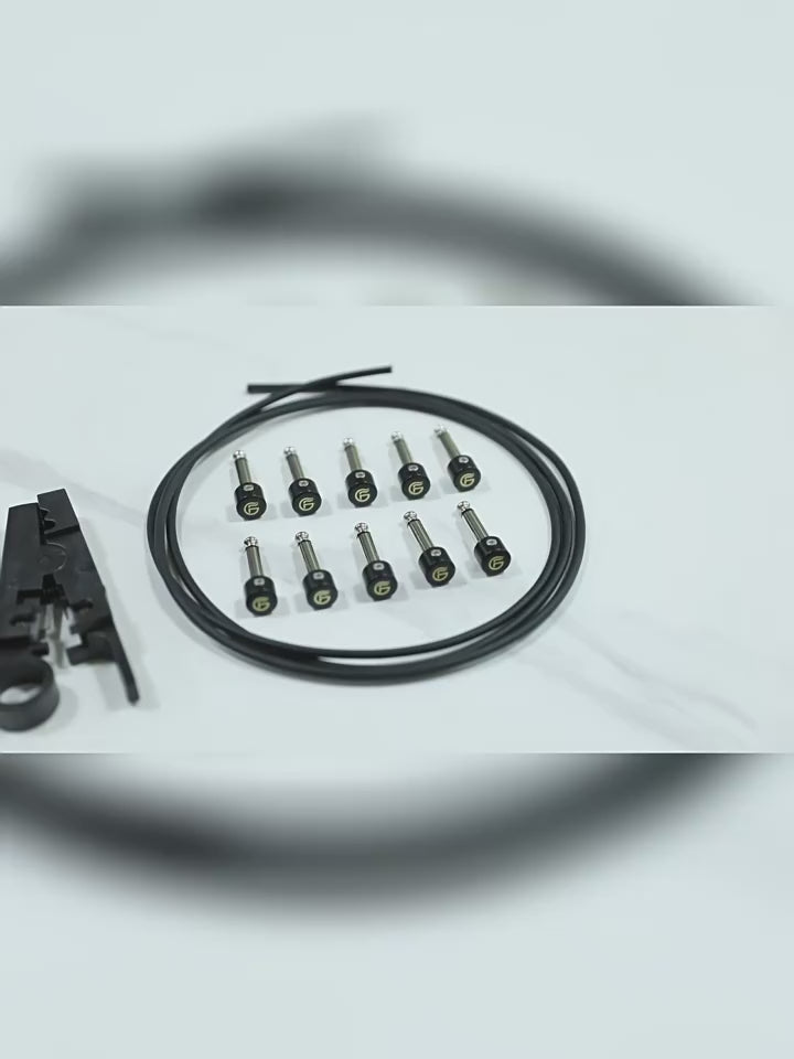 Ghost Fire Solderless Pedalboard Cable Kit – Easy Setup, 6.5 Ghost Fire Solderless Pedalboard Cable Kit – Easy Setup, 6.5
