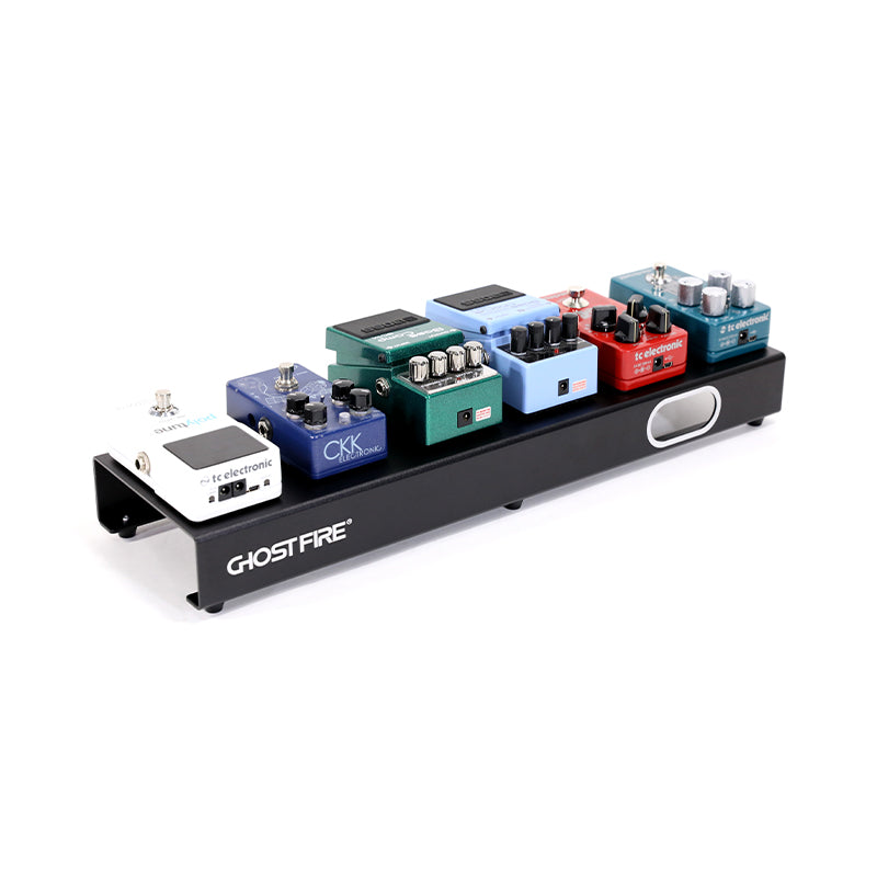 pedalboard with pedals Ghost Fire Guitar Pedal Board Ultrathin Aluminum Effect Pedalboard with Carry Bag U series (UP-02 Deluxe suit)