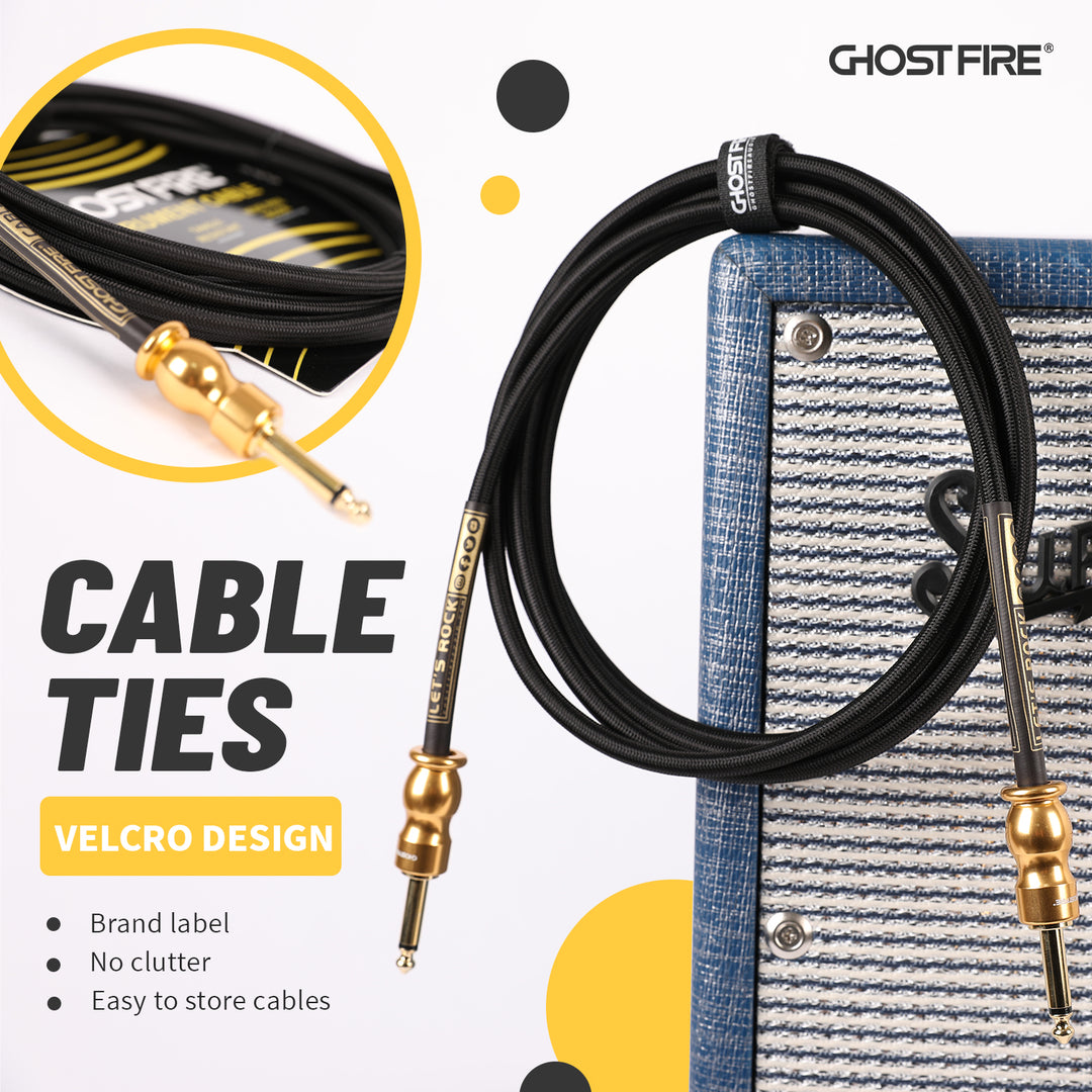 Cable para instrumentos de alto rendimiento GHOST FIRE (10 pies/3 m)