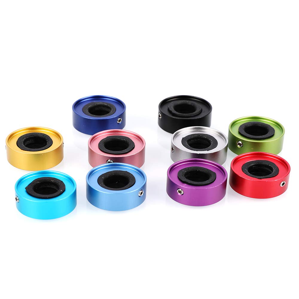 10-Pack GHOST FIRE Aluminum Pedal Footswitch Toppers