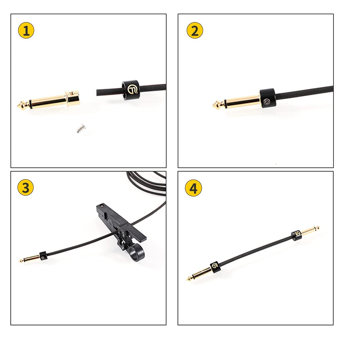Ghost Fire Solderless Pedalboard Cable Kit – 6.5ft Durable