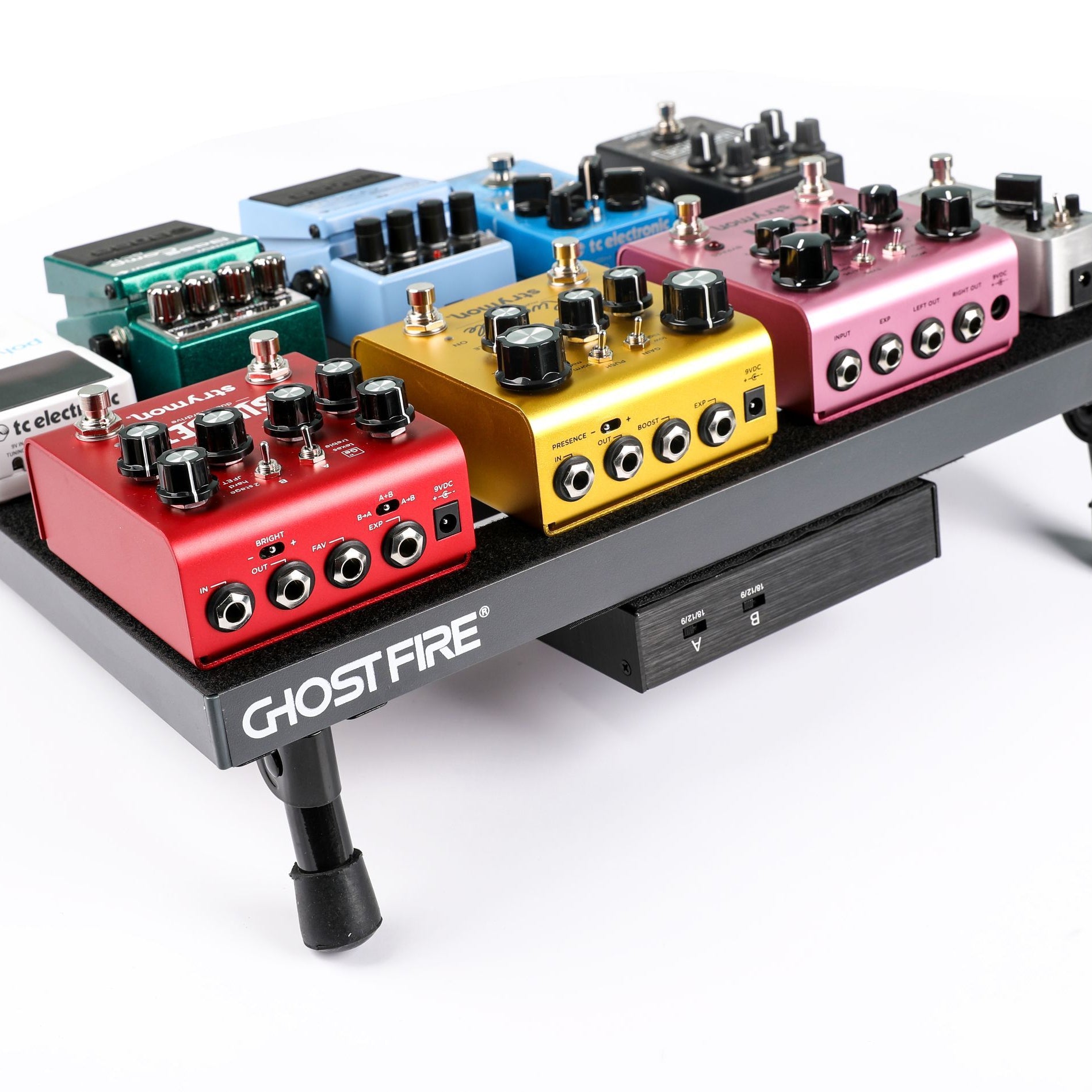 Ghost Fire Ultra-Light Aluminum Alloy Guitar Pedal Board - Weighs