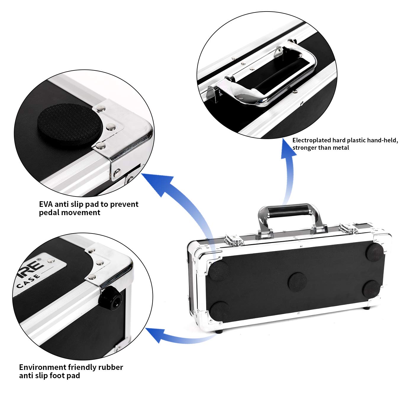 Ghost Fire T-Series Guitar Multi-Effect Pedal Case - 16.9