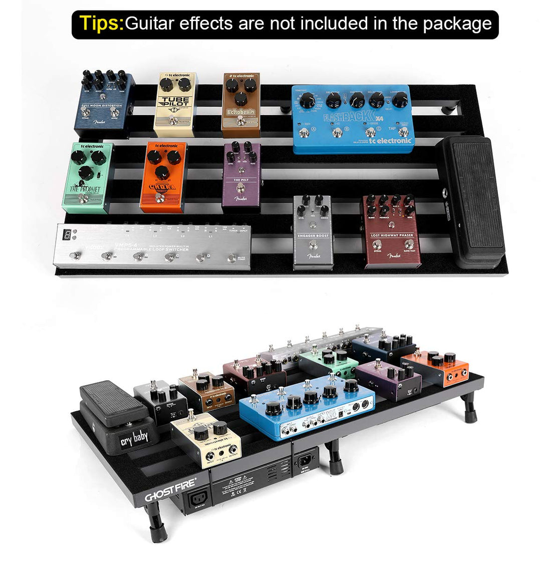 LYEAA Gitaar Effecten Pedaal Board met Plakband Stevige PE Plastic Pedalboard (Stijl C LYEAA Gitaar Effecten Pedaal Board met Plakband Stevige PE Plastic Pedalboard (Stijl C